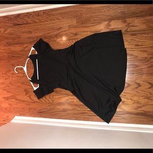 Black skater dress